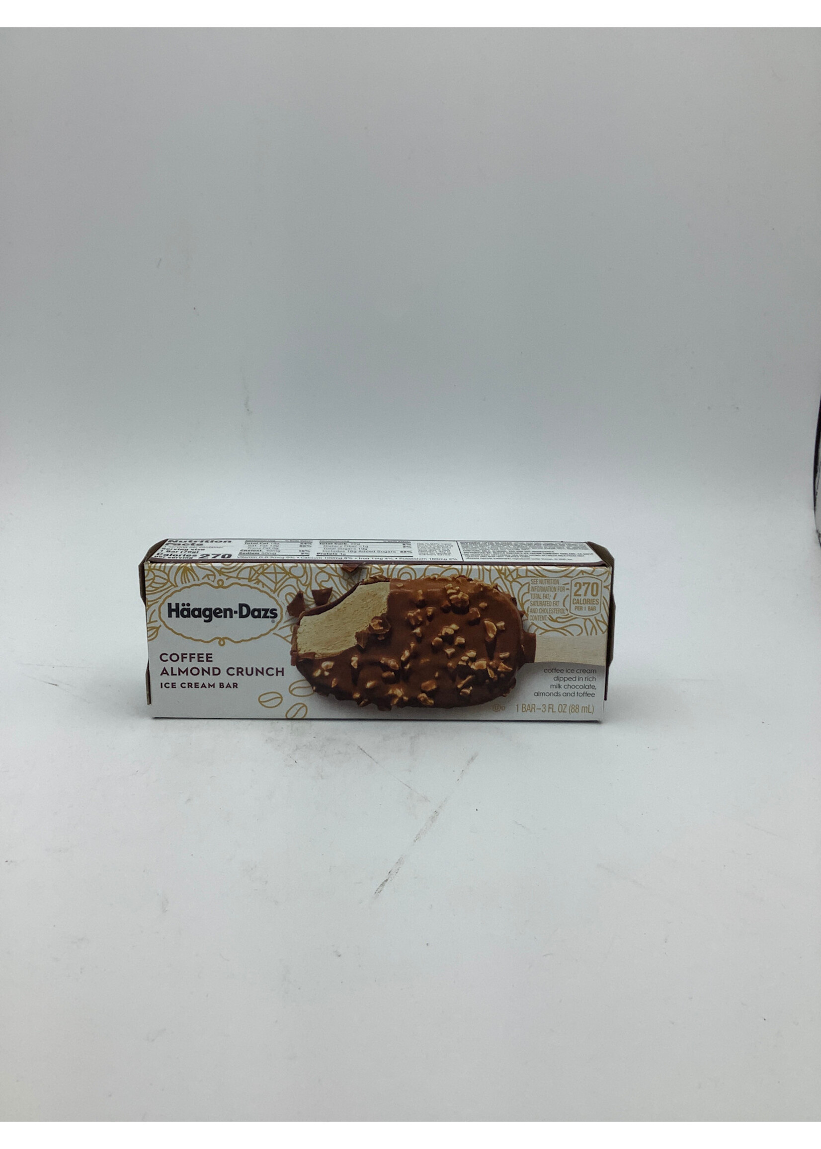 Haagen- Dazs Ice cream  original Coffee Almond Crunch 3oz (88ml) bar