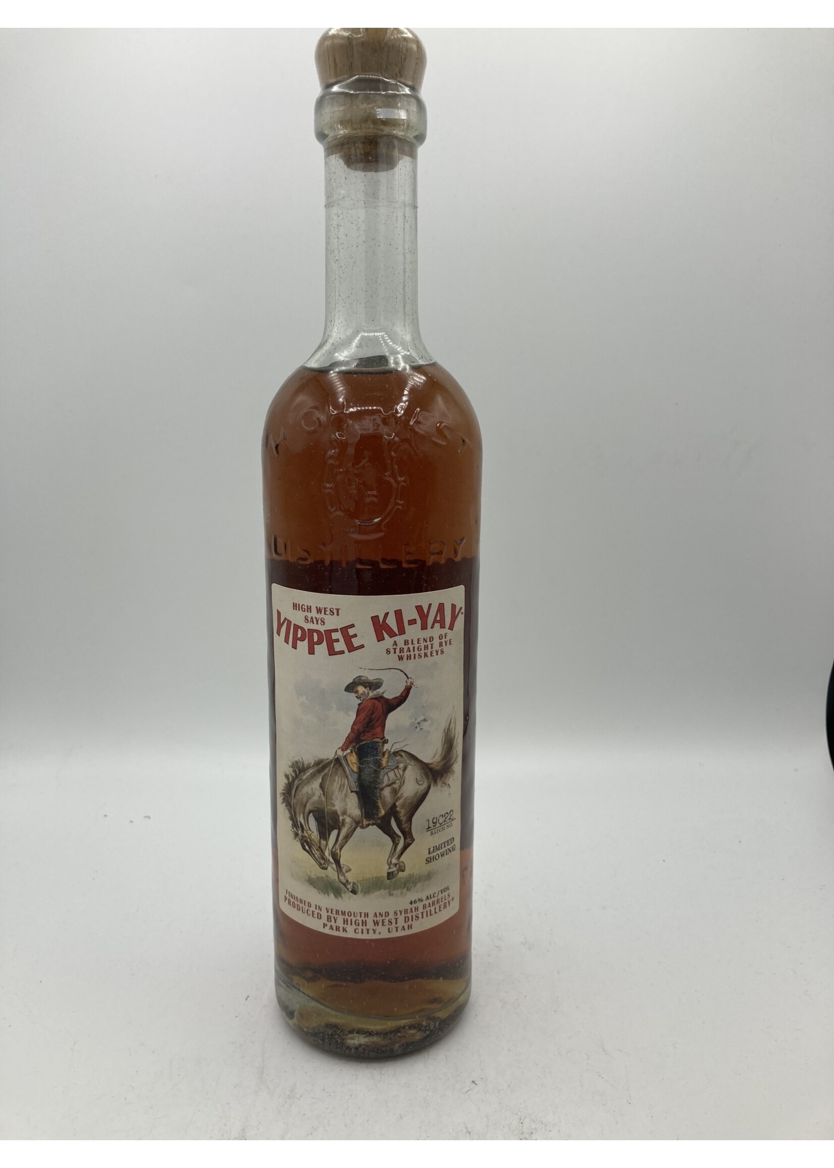 High West blend of straight rye whiskeys  yippee ki-yay 750ml
