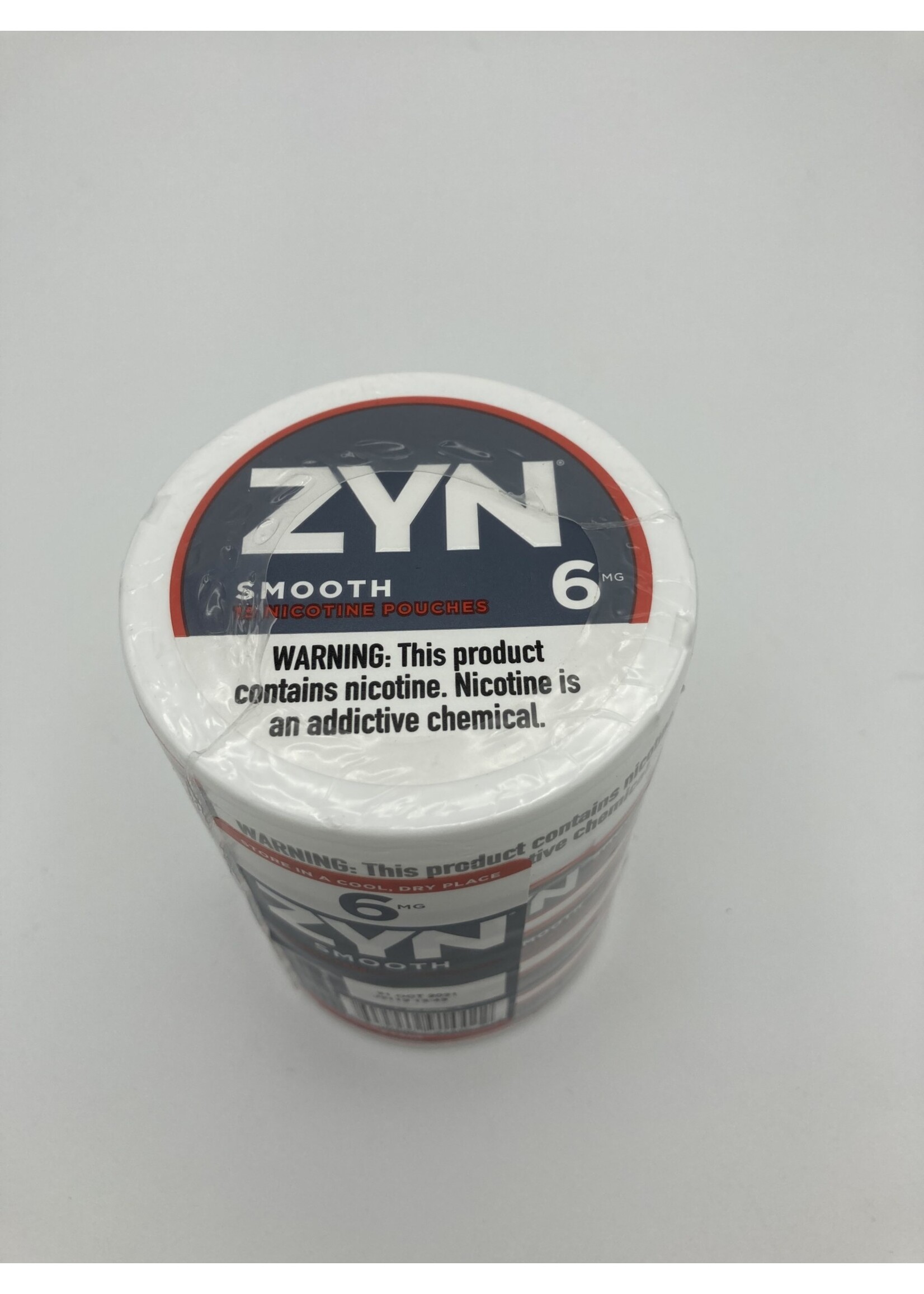 Zyn smooth 6mg nicotine pouch 5pk roll