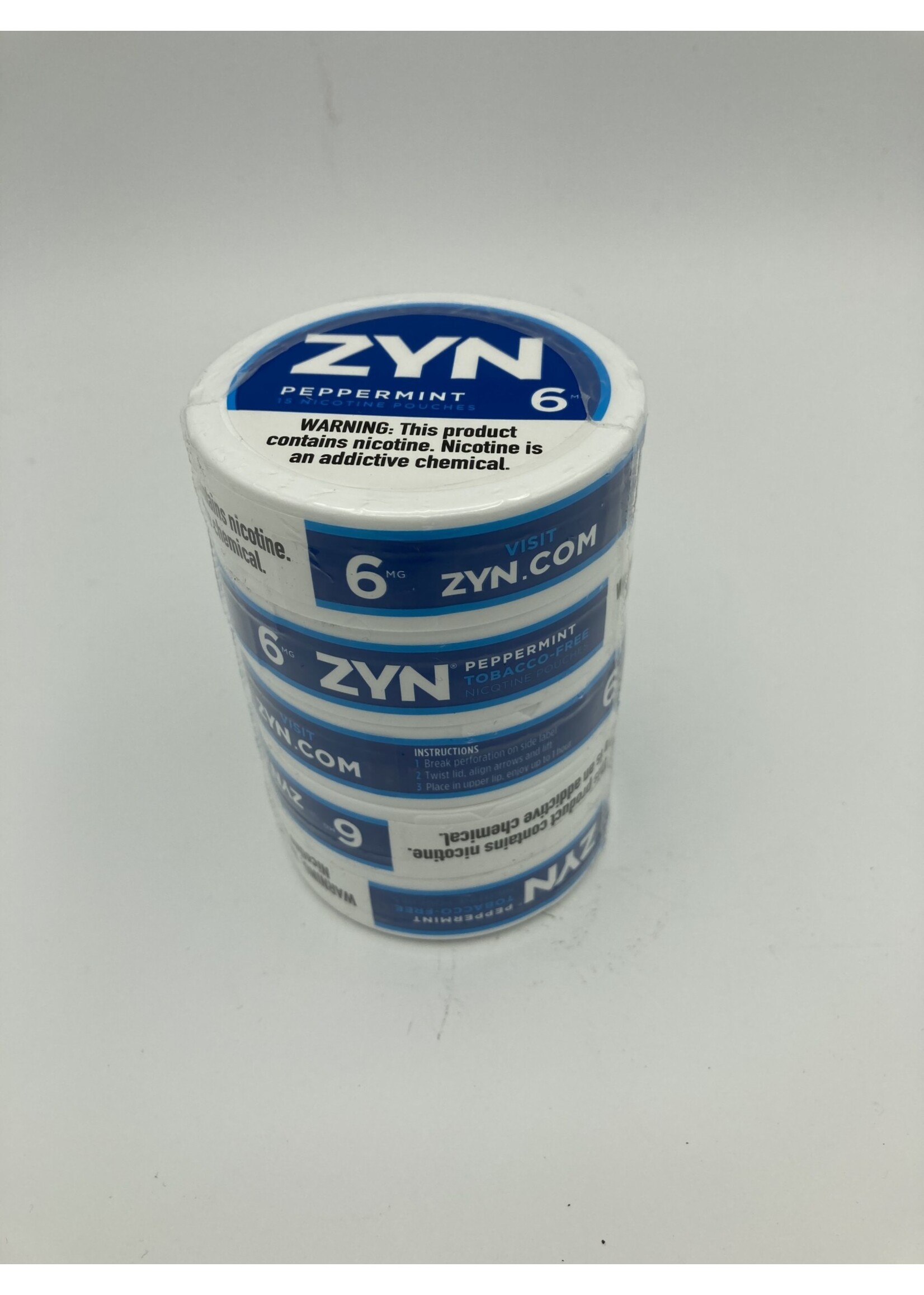 ZYN Zyn roll 5pk peppermint 6mg nicotine pouch