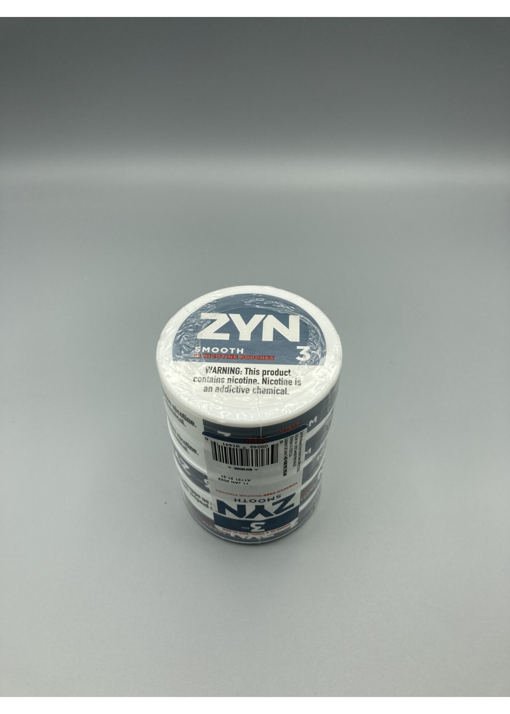 ZYN Zyn smooth 3mg roll 5pk nicotine pouch