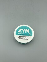 Zyn  menthol 3mg  nicotine pouches .21oz  (6g) tin