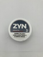 ZYN Zyn  smooth 3mg  nicotine pouches .21oz  (6g) tin