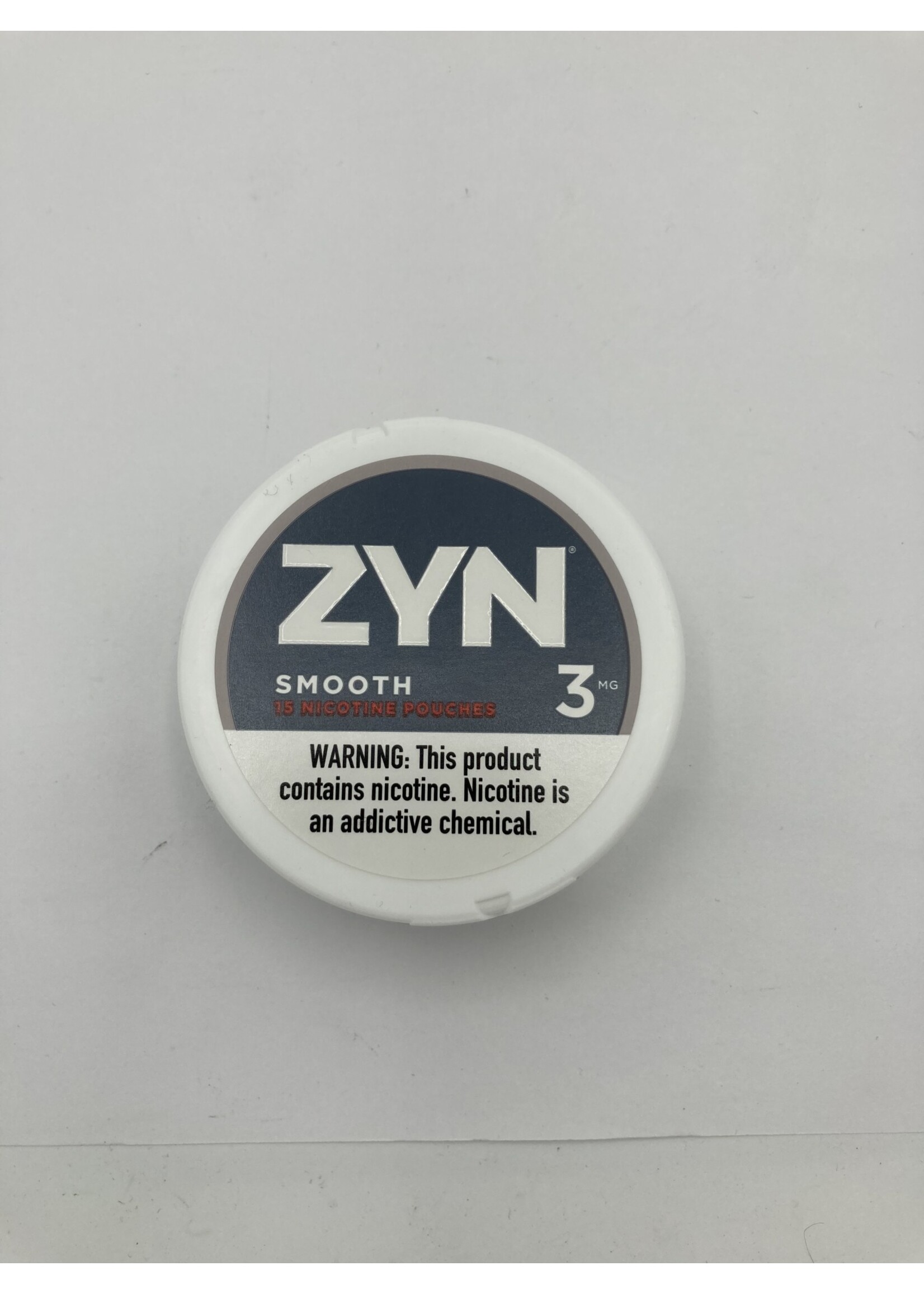 ZYN Zyn  smooth 3mg  nicotine pouches .21oz  (6g) tin