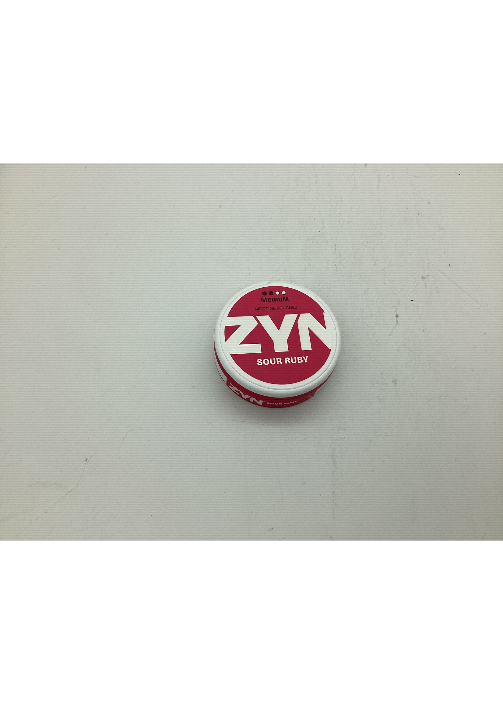 Zyn euro Sour ruby 6mg nicotine pouches 20ct. (0.6g) tin