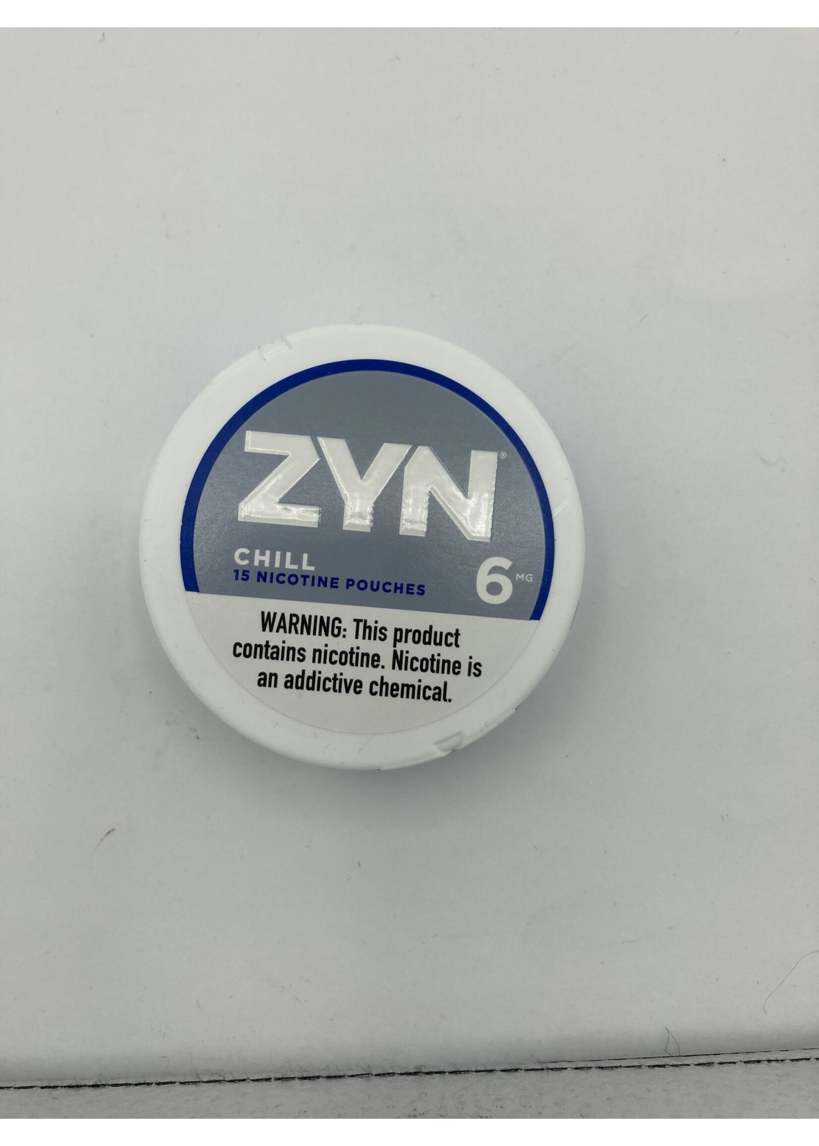 ZYN Zyn  chill 6mg nicotine pouches  .21oz  (6g) tin