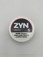 Zyn  smooth 6mg nicotine pouches  .21oz  (6g) tin