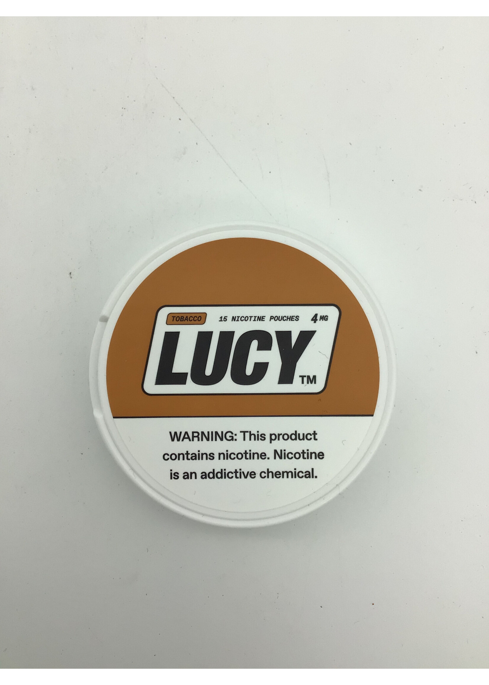 Lucy nicotine pouches tobacco 4mg  tin