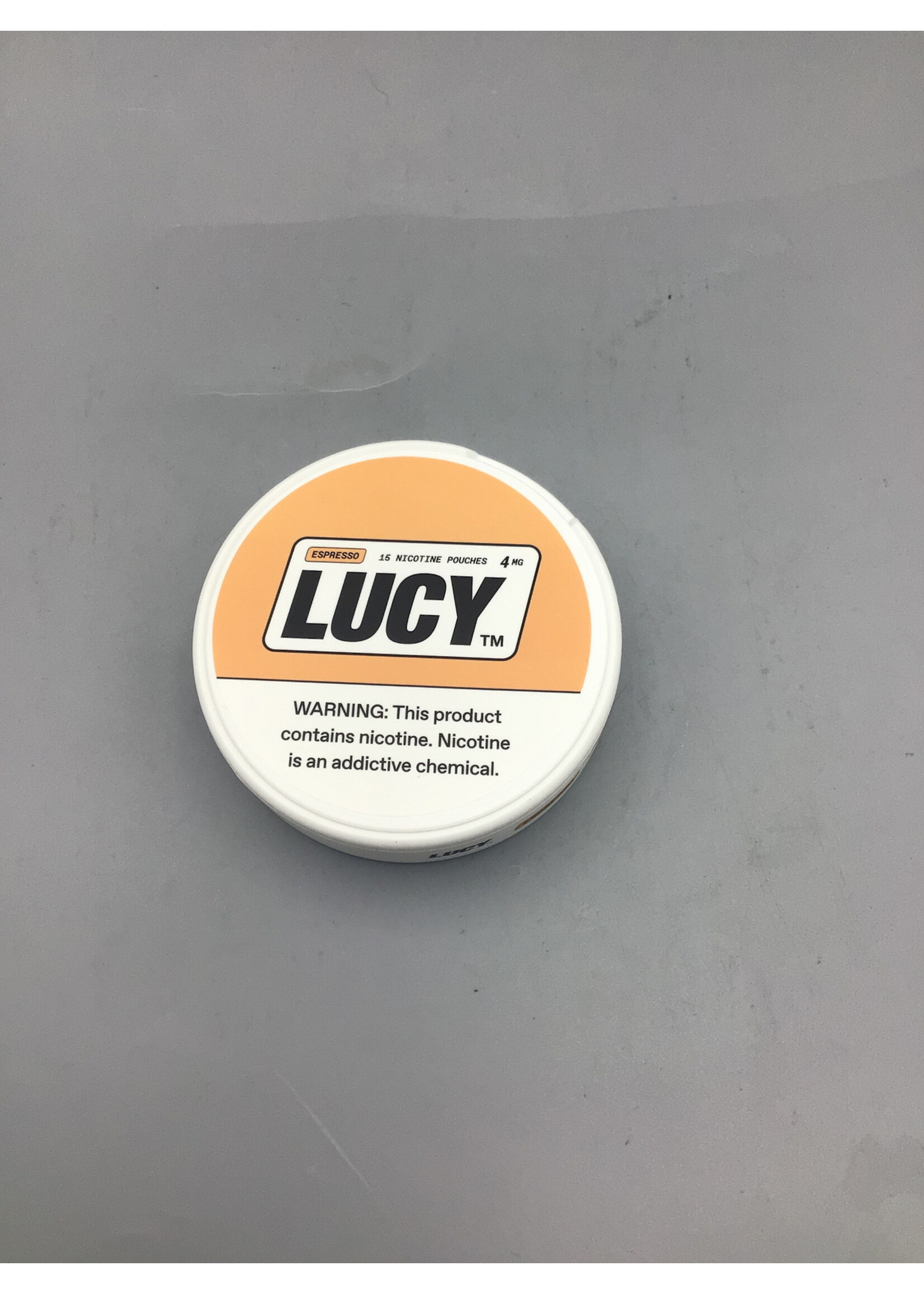 Lucy Nicotine Pouches Espresso 4mg tin