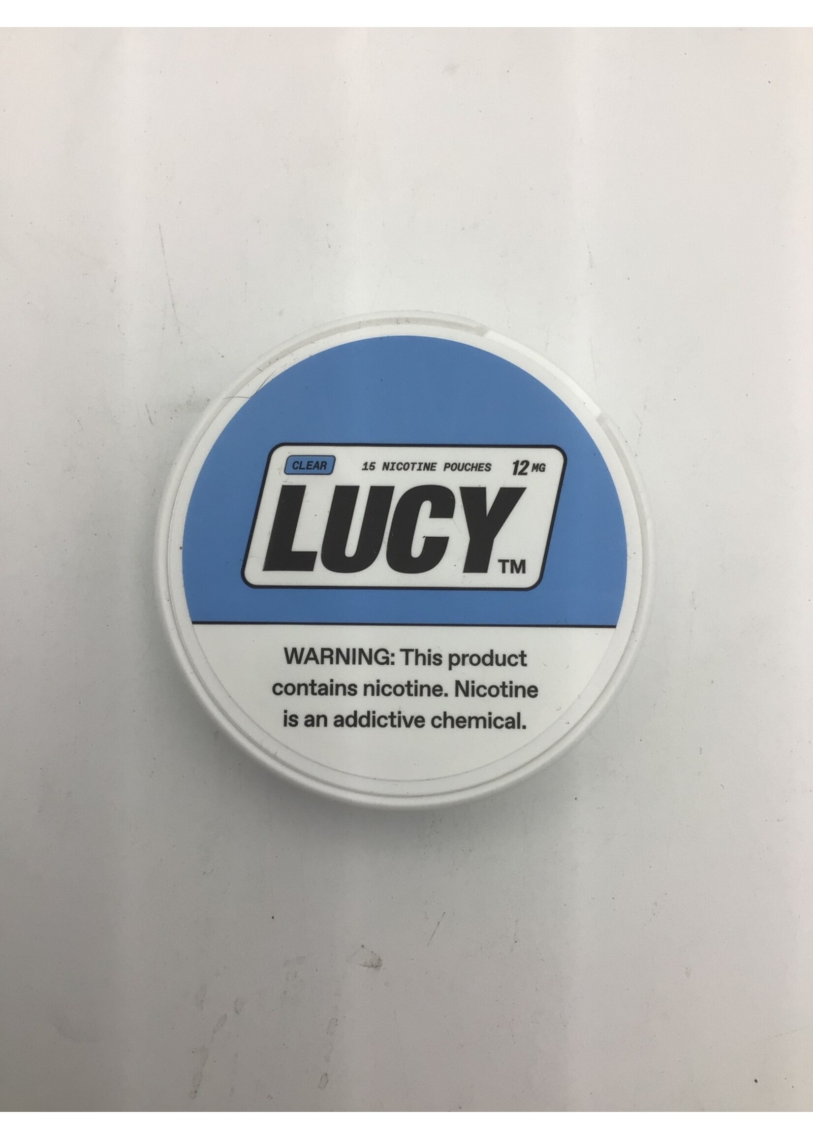 Lucy Nicotine Pouches Clear 12mg tin