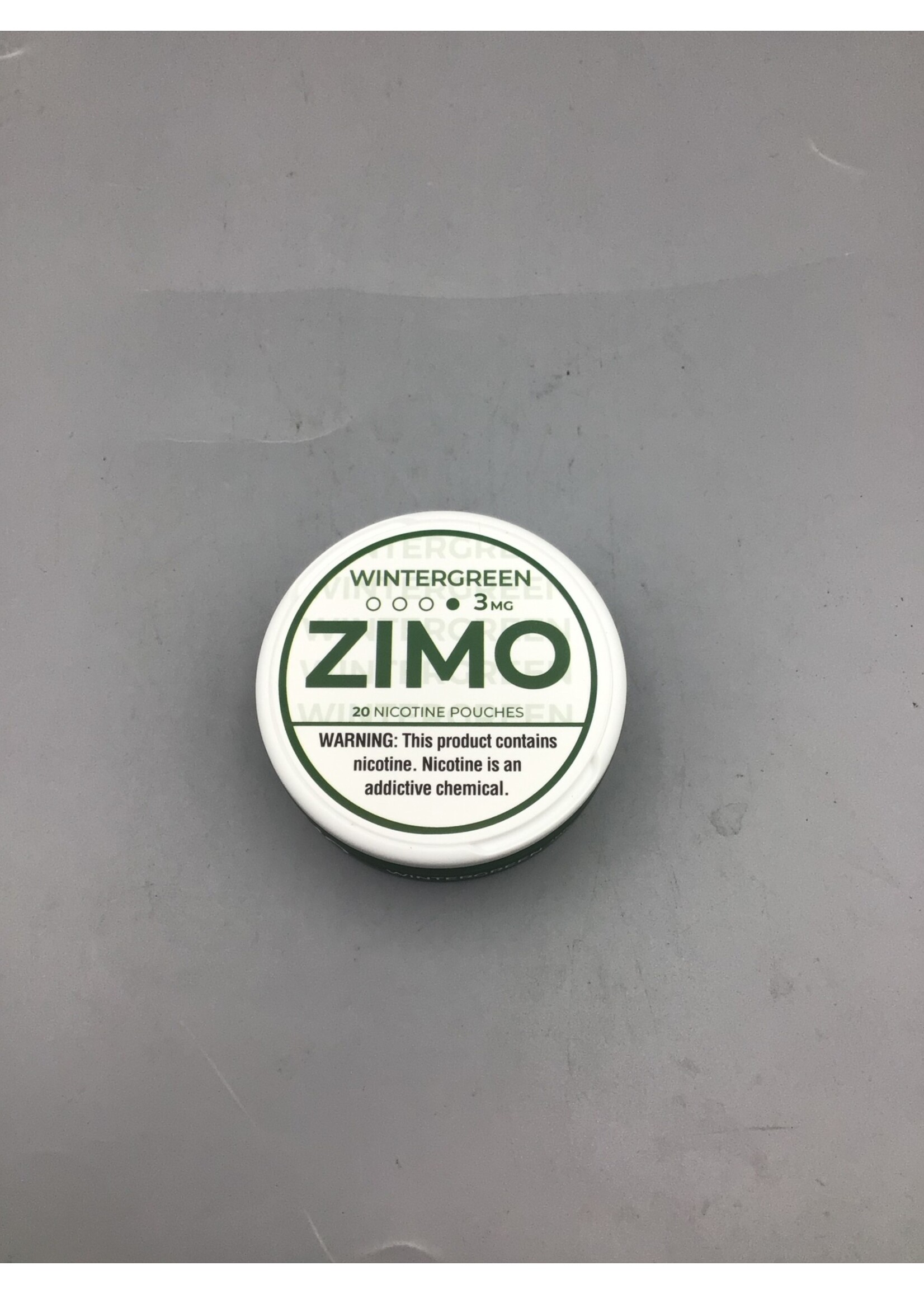 Zimo Nicotine Pouches  Wintergreen 3mg tin
