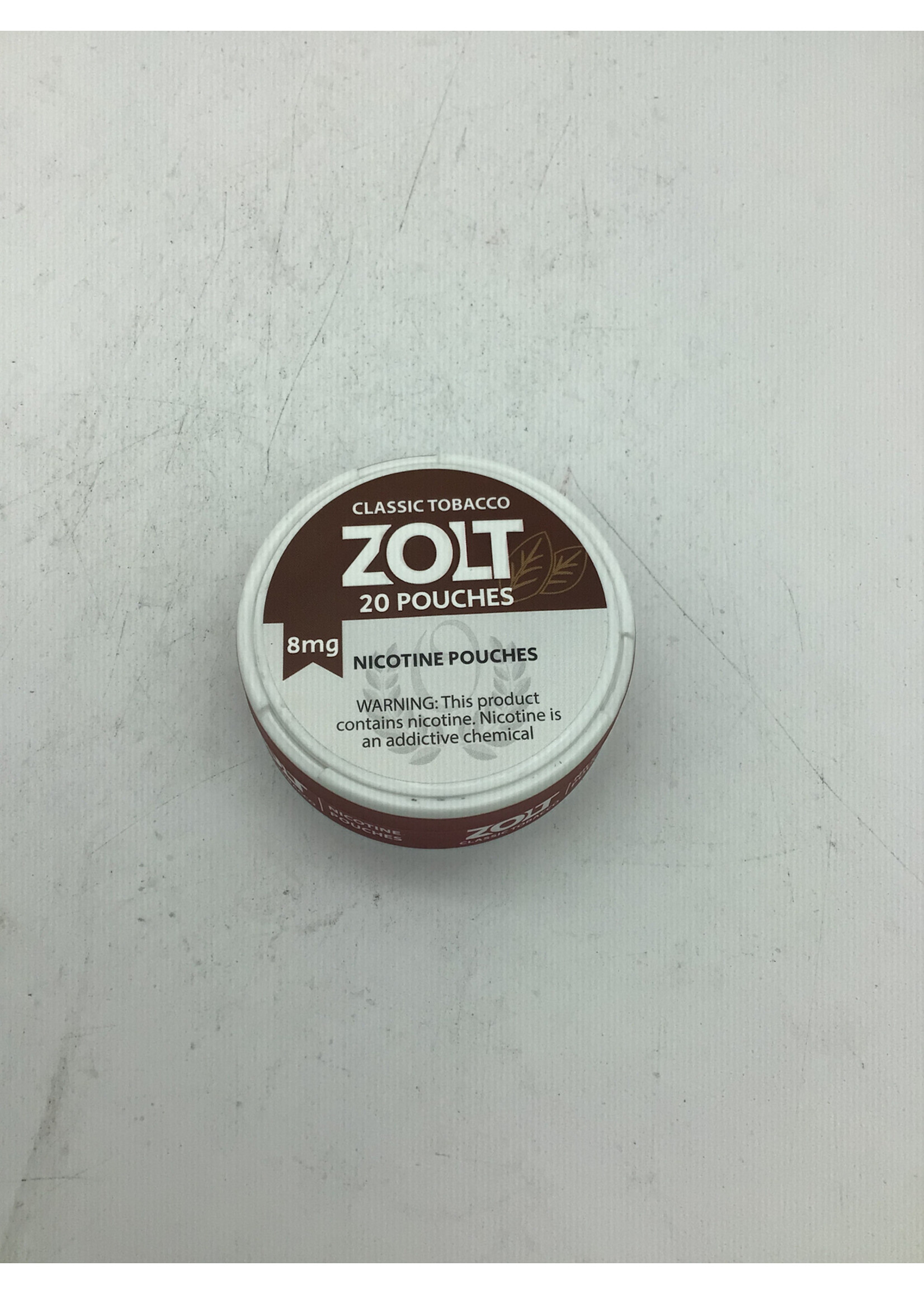 Zolt Nicotine Pouches Classic Tobacco 8mg tin