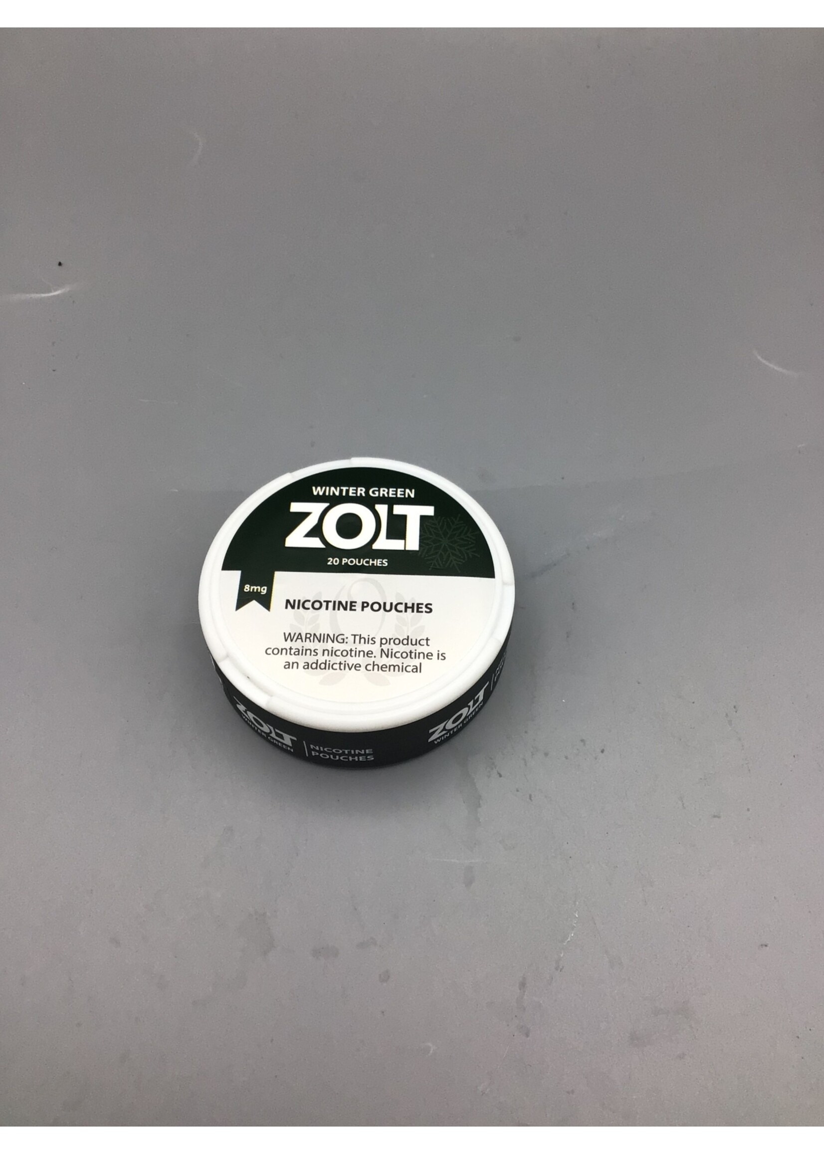 Zolt Nicotine Pouches Wintergreen 8mg tin