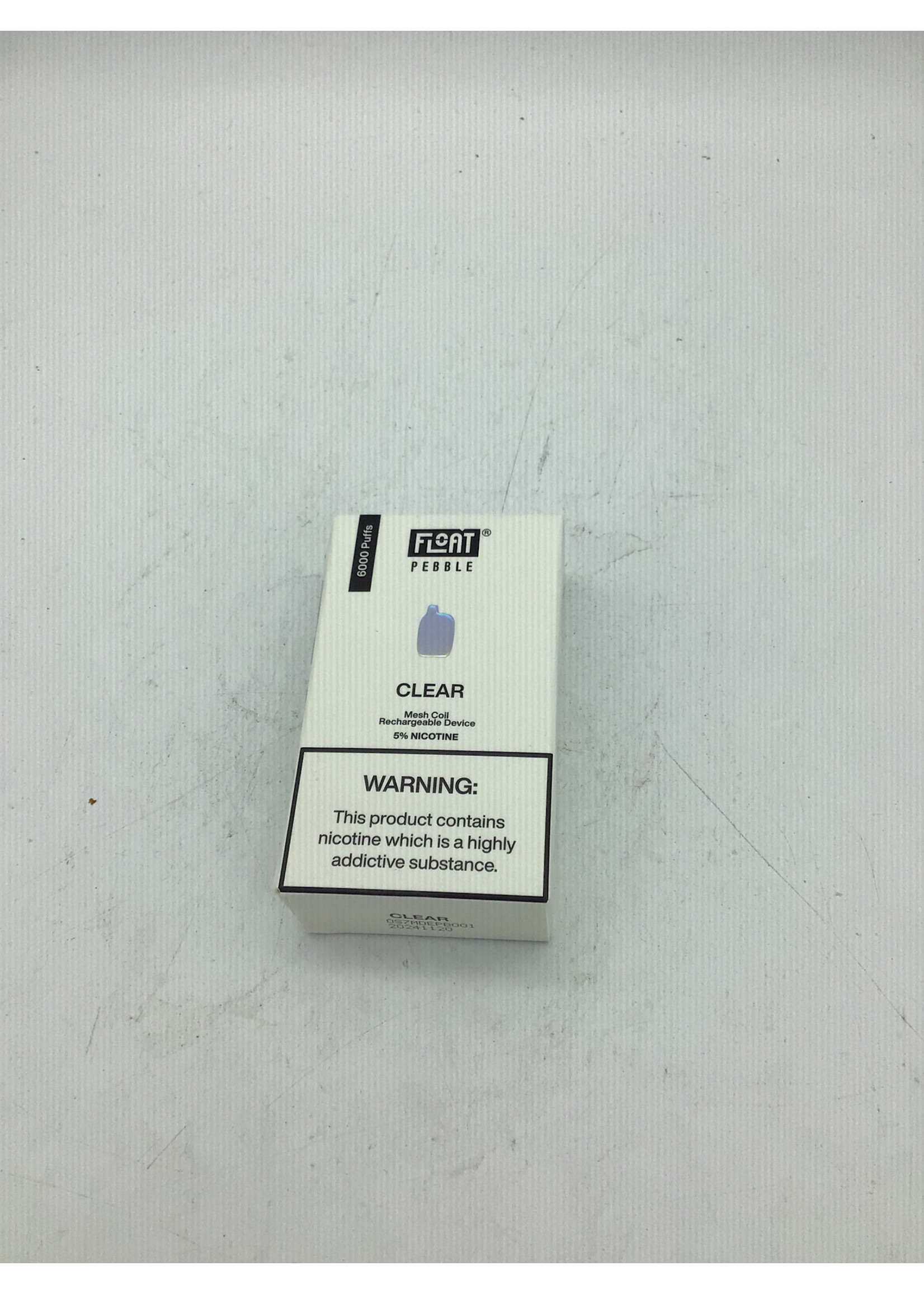 Flum Float pebble clear 6000 puffs