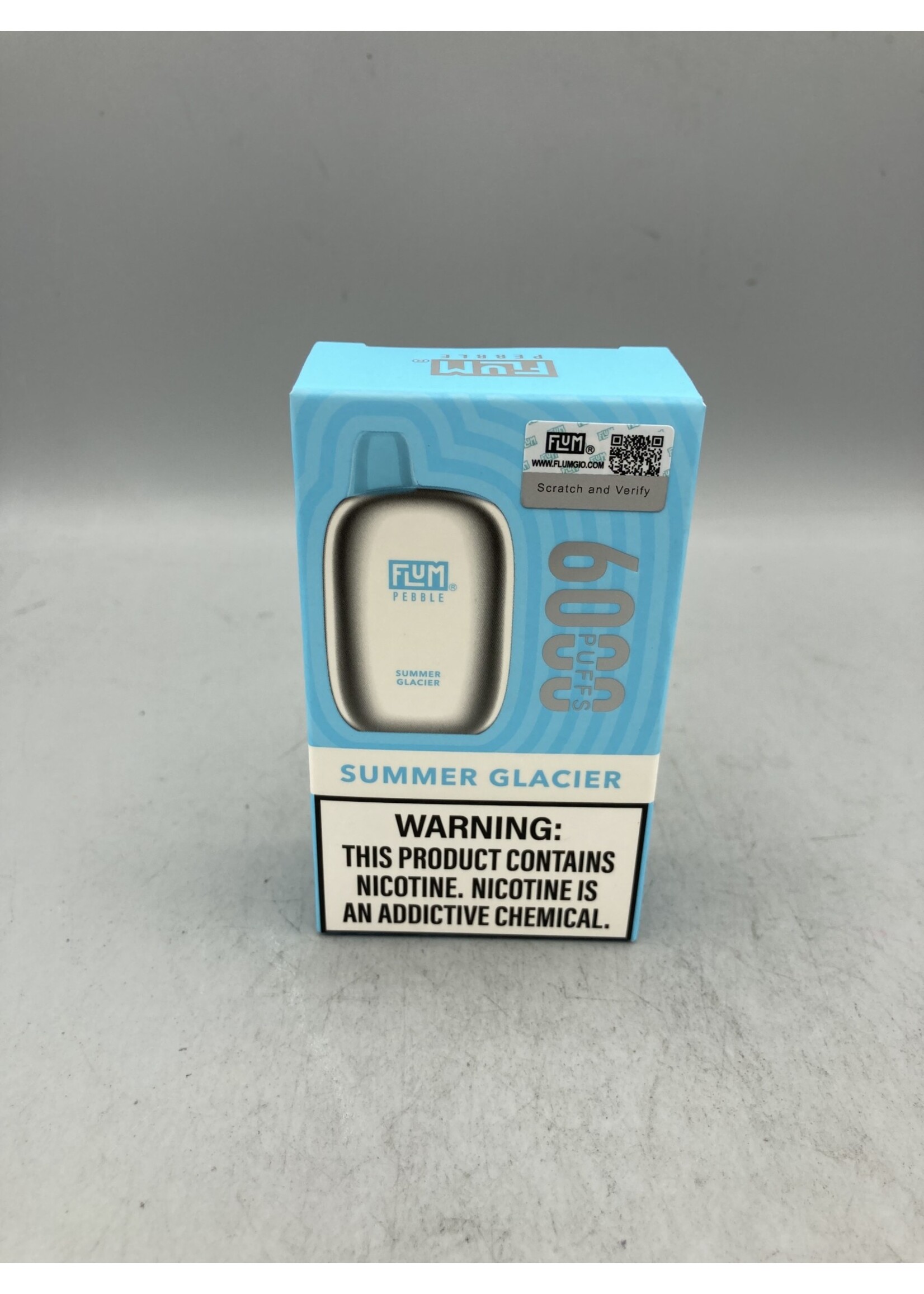 Flum Pebble  Summer Glacier 6000 Puffs Rechargeable