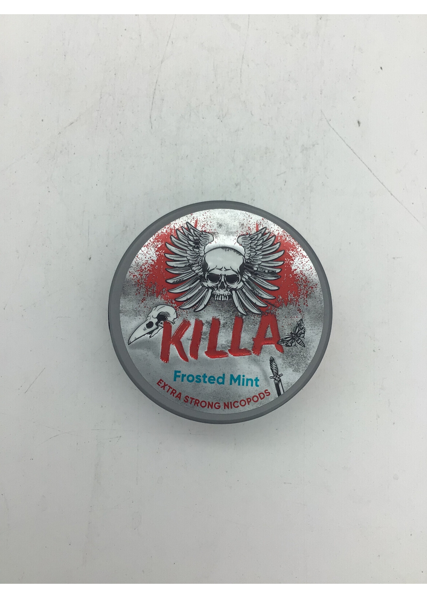 Killa Frosted Mint Extra Strong Nicotine Pouches 13mg tin