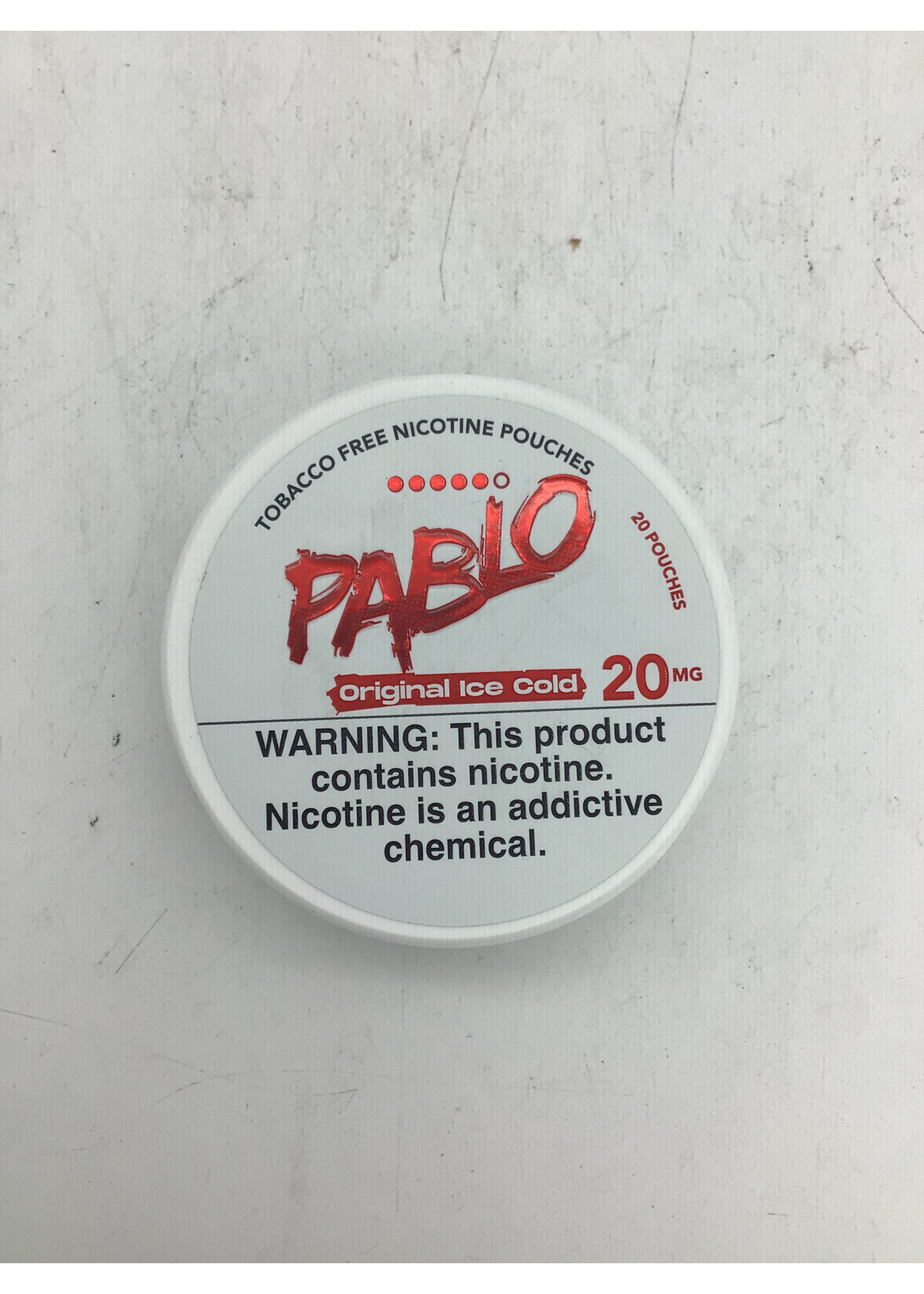 Pablo Original Ice Cold Nicotine Pouches 20mg tin