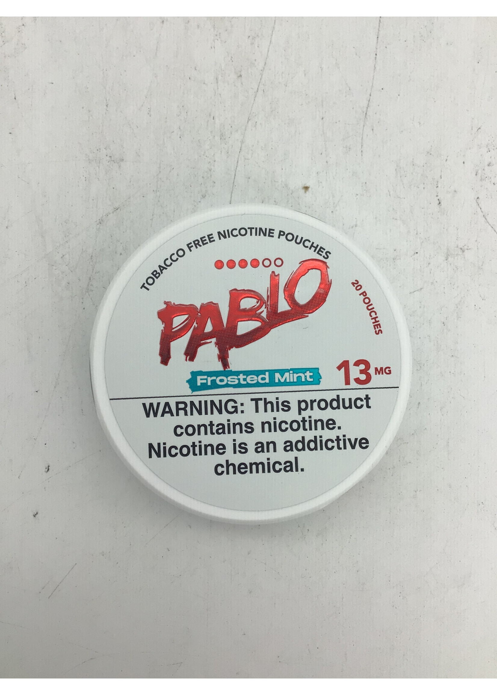 Pablo Frosted Mint  Nicotine Pouches 13mg tin