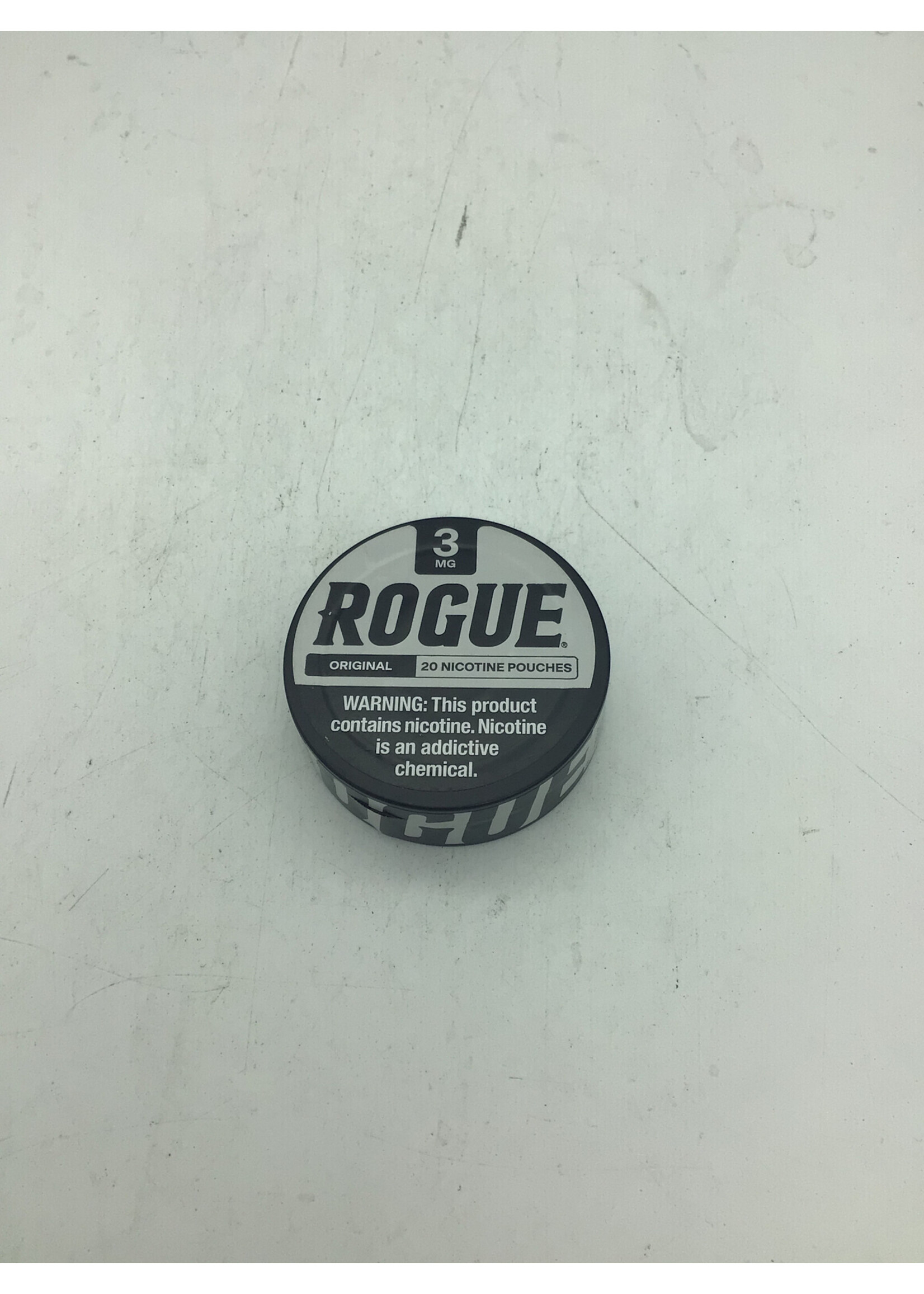 Rogue Original Flavor 3mg Nicotine Pouches tin