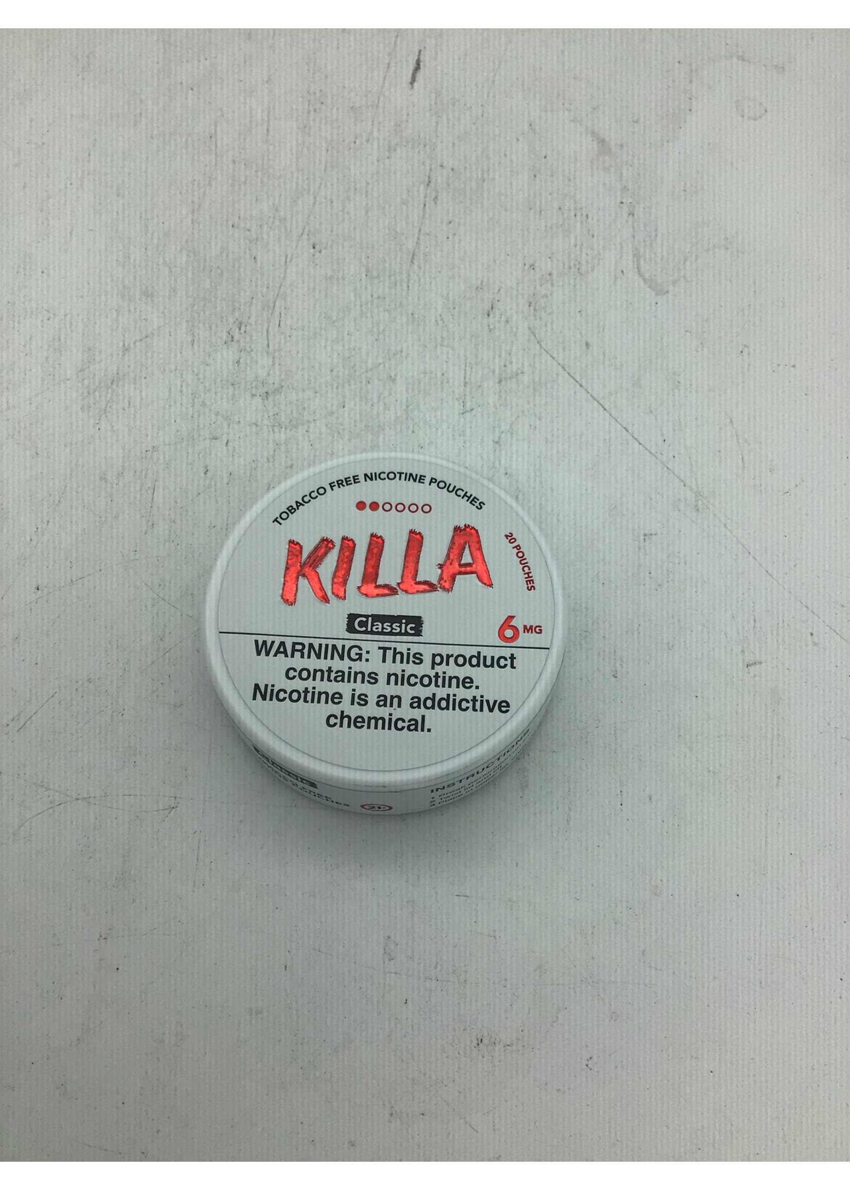 Killa Nicotine Pouches Classic 6mg tin