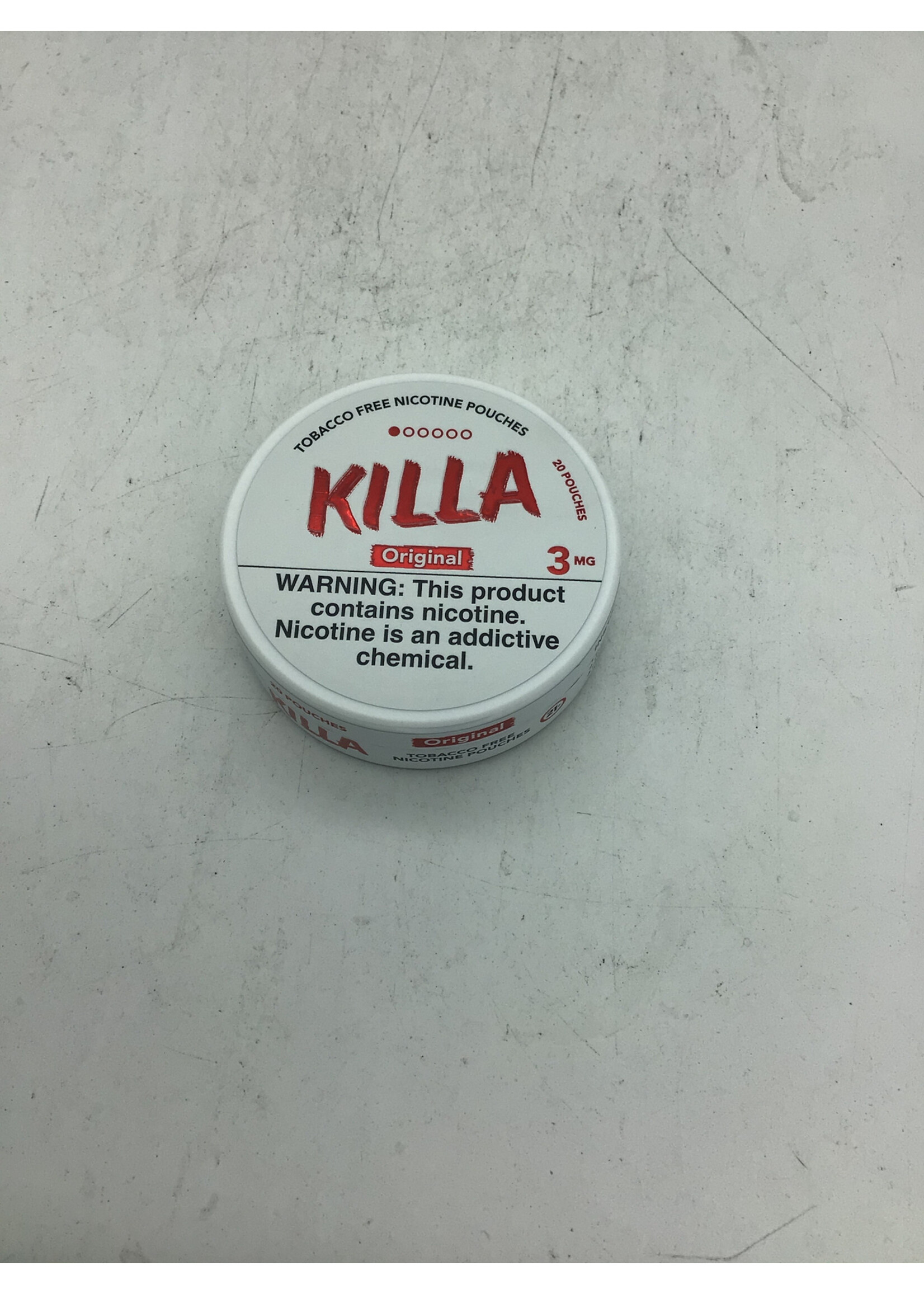 Killa Nicotine Pouches Original 3mg tin