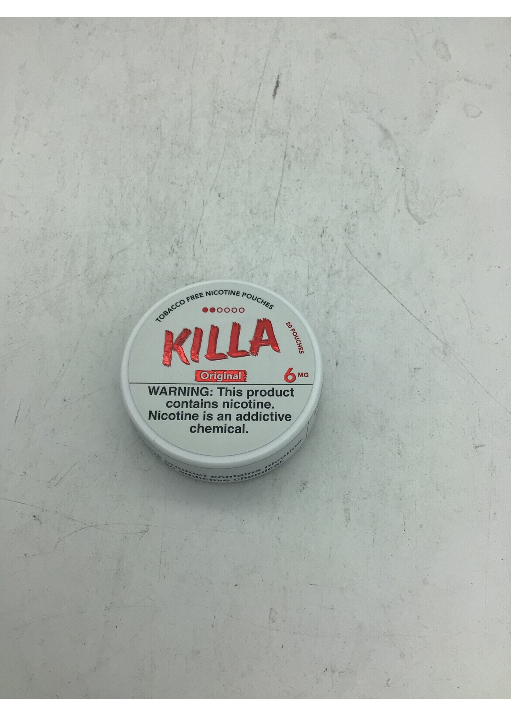 Killa Nicotine Pouches Original 6mg tin