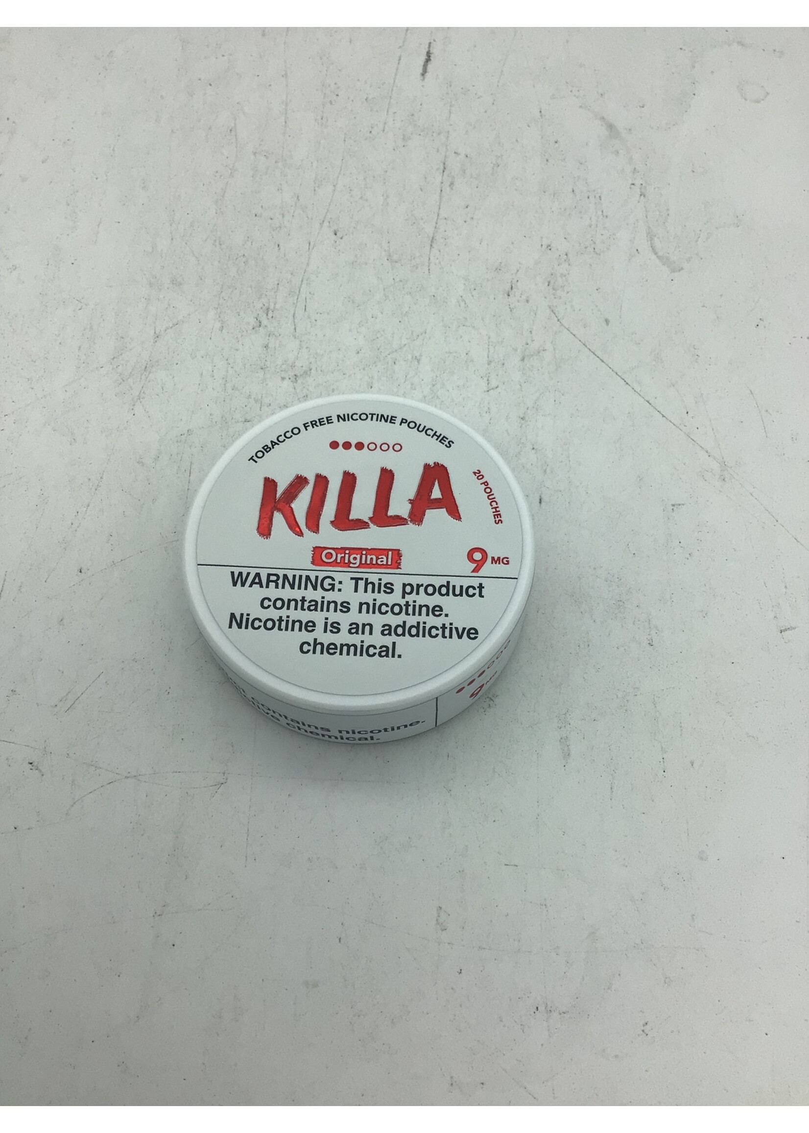 Killa Nicotine Pouches Original 9mg tin