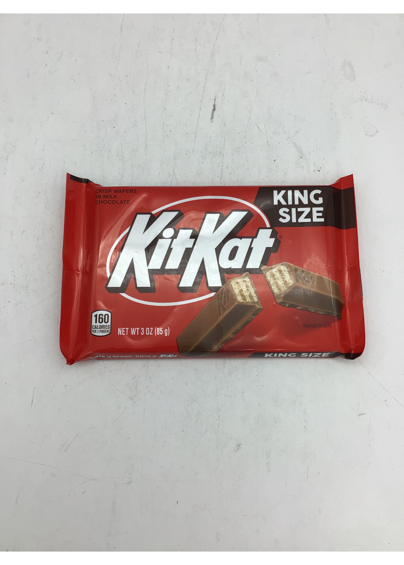 Kit Kat milk chocolate king size 3 oz (85g) bar