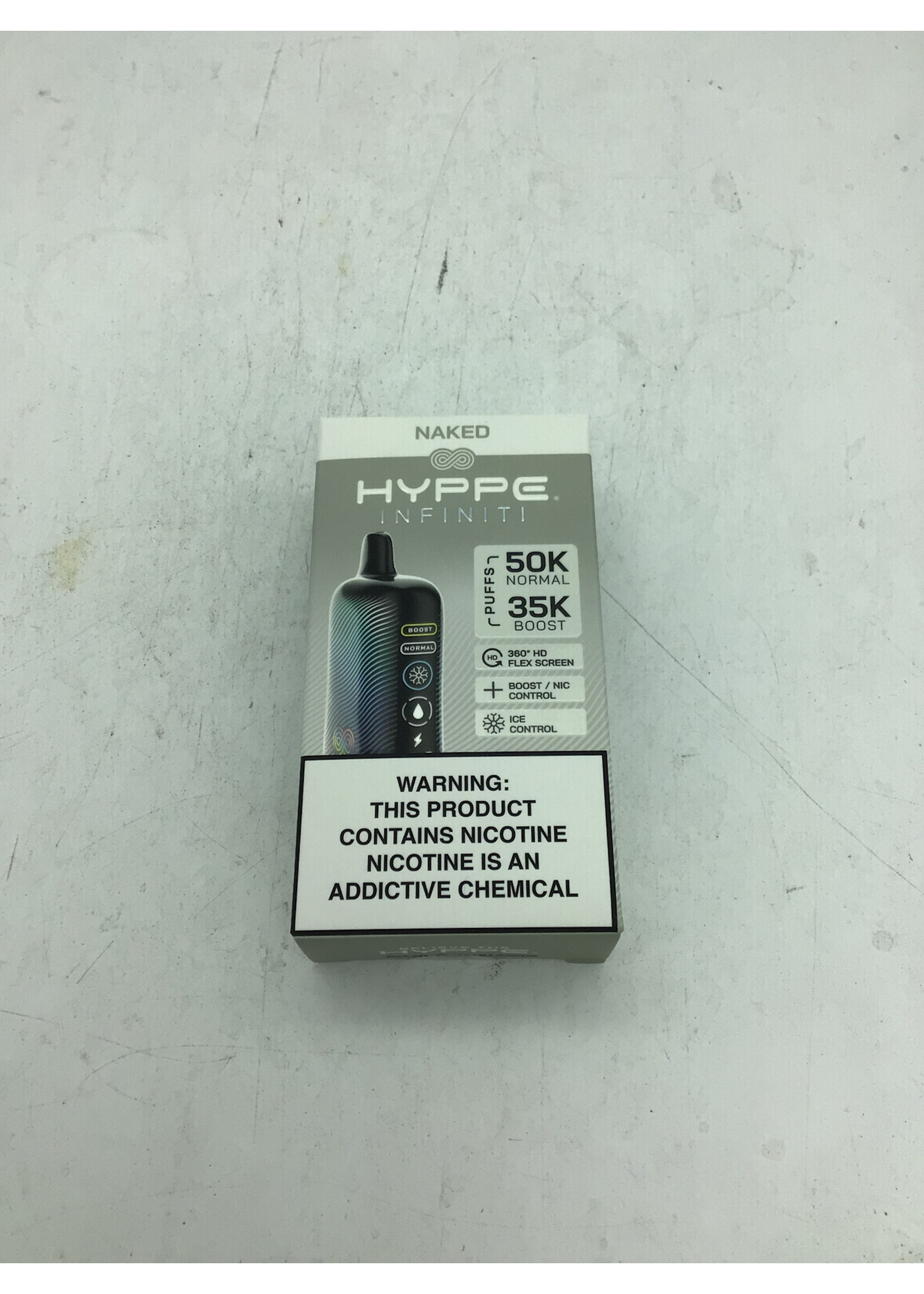 Hyppe Infiniti Naked Clear 35k puff (normal 50k puff )