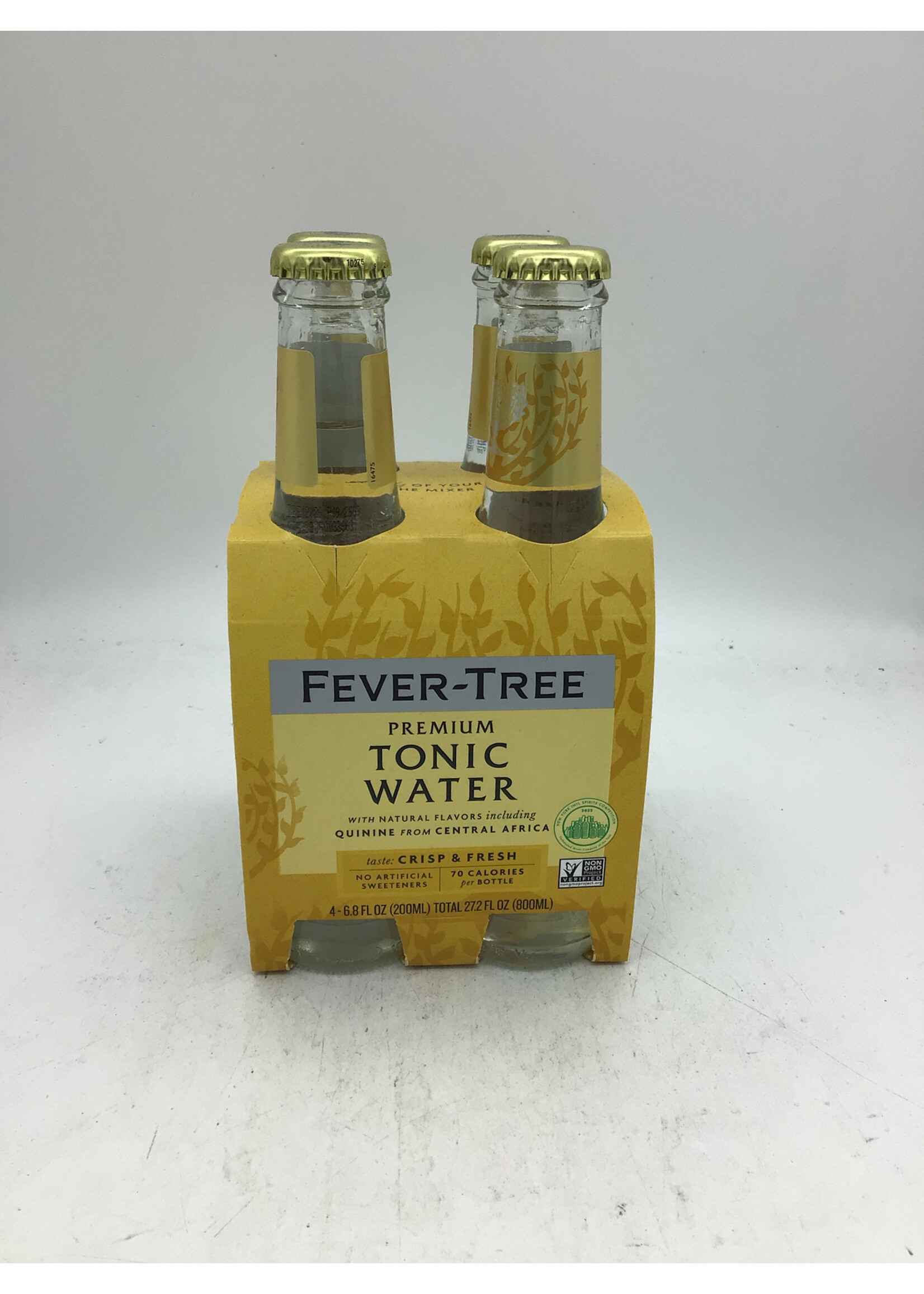 FEVER-TREE Fever Tree premium tonic water 4pk-6.8oz (200ml) glass bottle