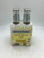 FEVER-TREE Fever Tree  light premium Indian tonic water 4pk-6.8oz (200ml) glass bottle