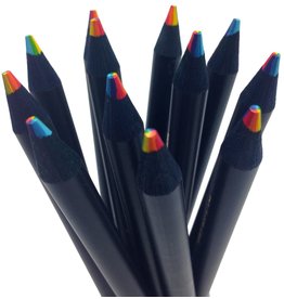 6-in-1 Colors Black Pencil