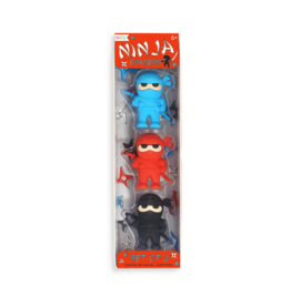Ooly Ninja Erasers 3 PK