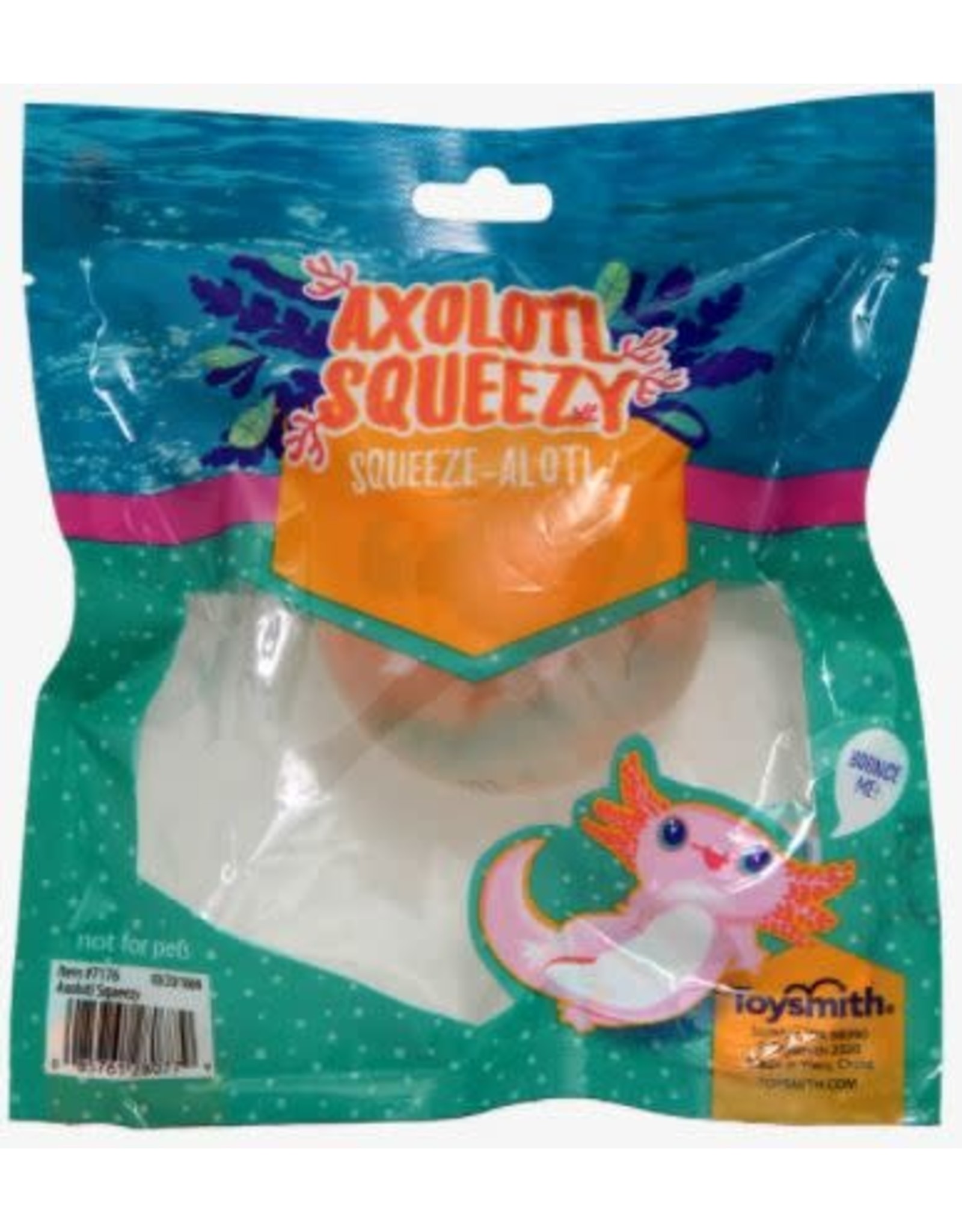 Toysmith Axolotl Squeezy Ball