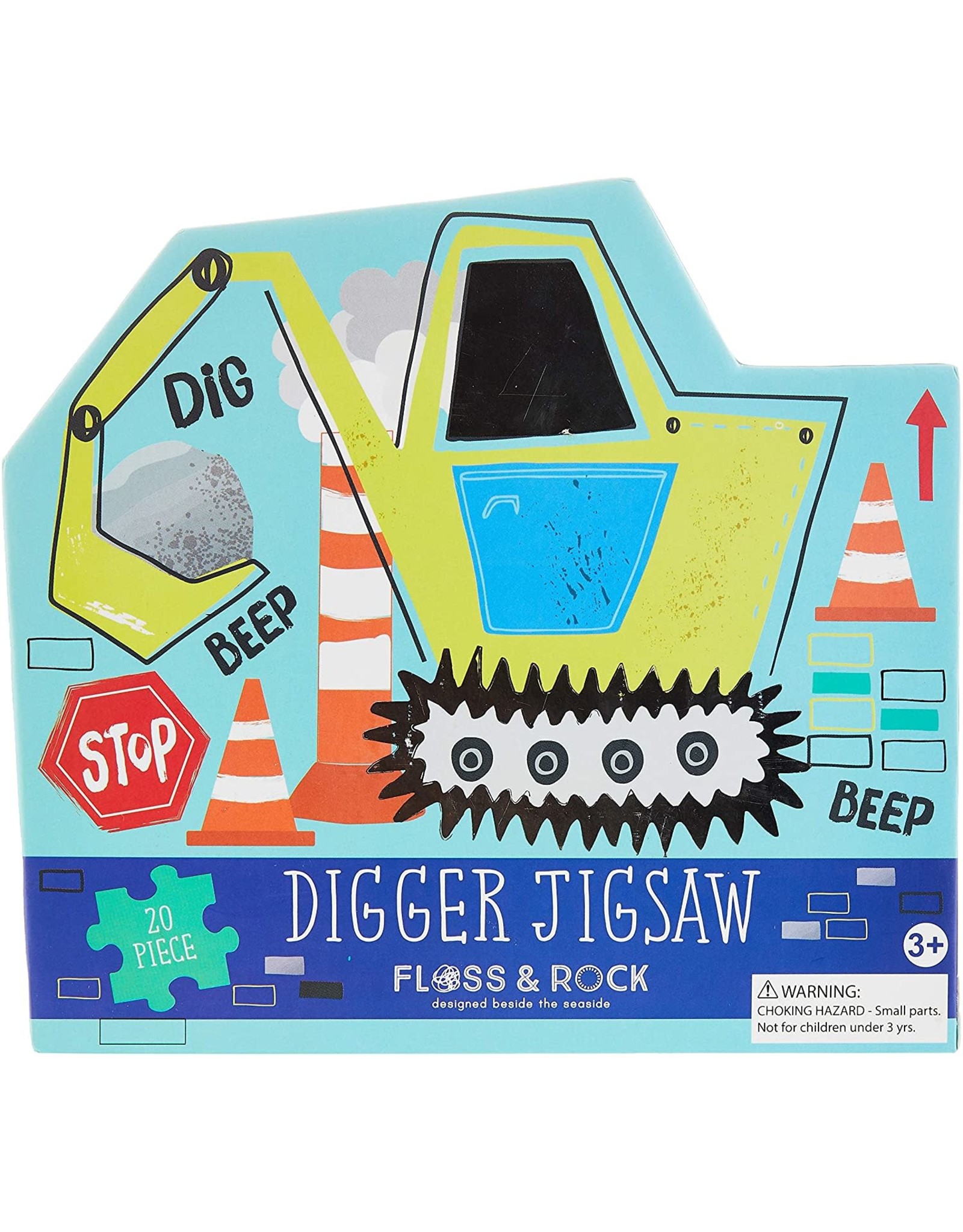 Digger Jigsaw Puzzle 20pcs