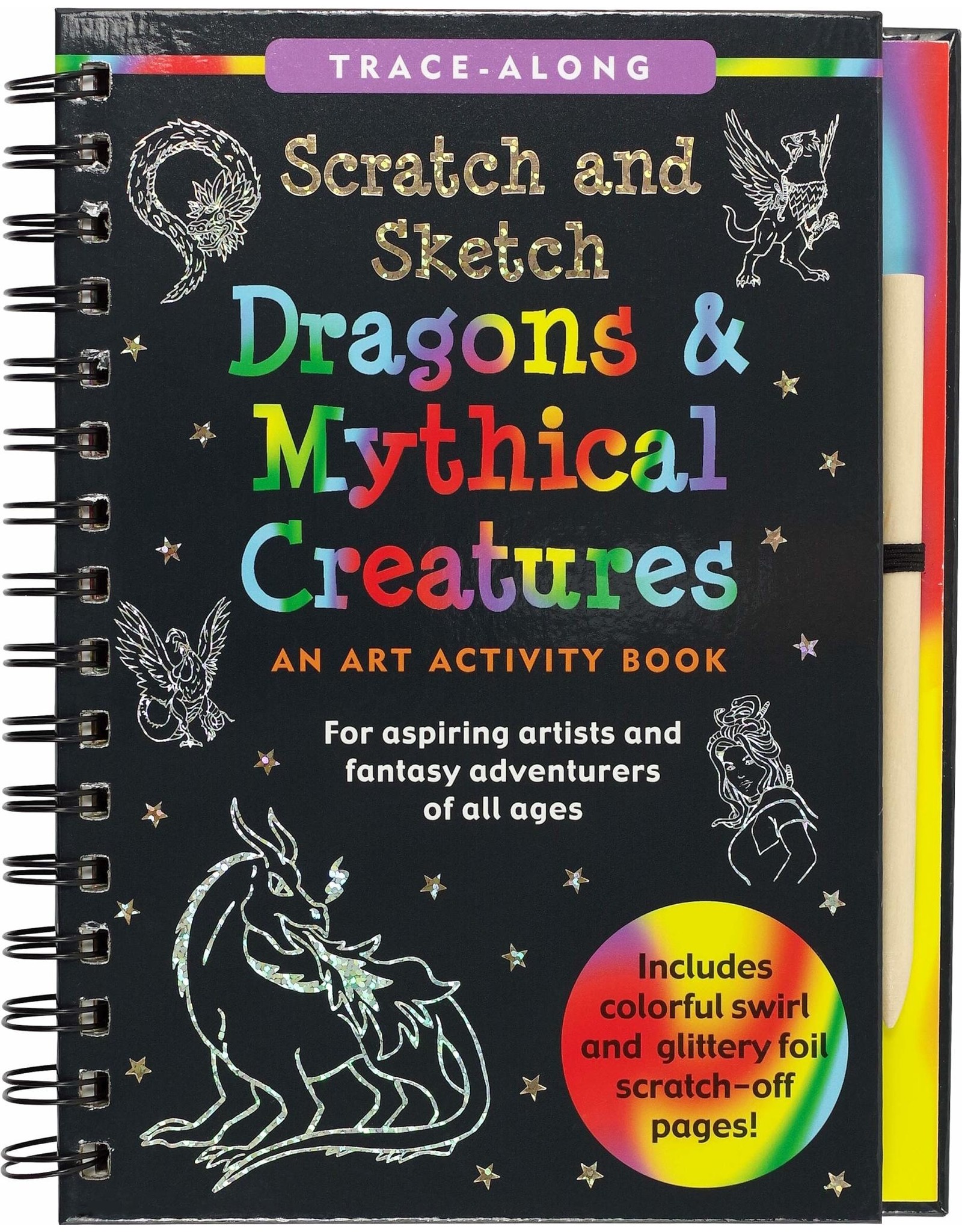 Magical Creatures Sketchbook Pencil Bundle