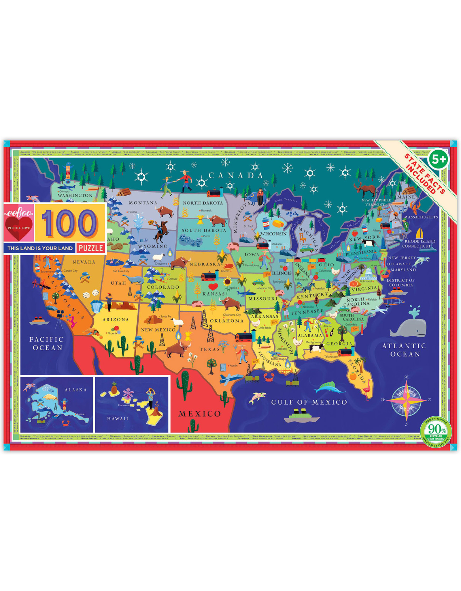 This Land is Your Land Puzzle 100pcs