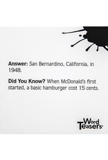 Word Teasers: American Trivia