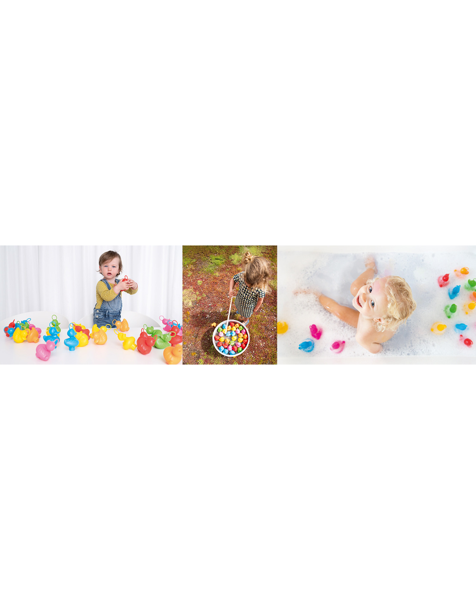 Rainbow Fishing Ducks Set