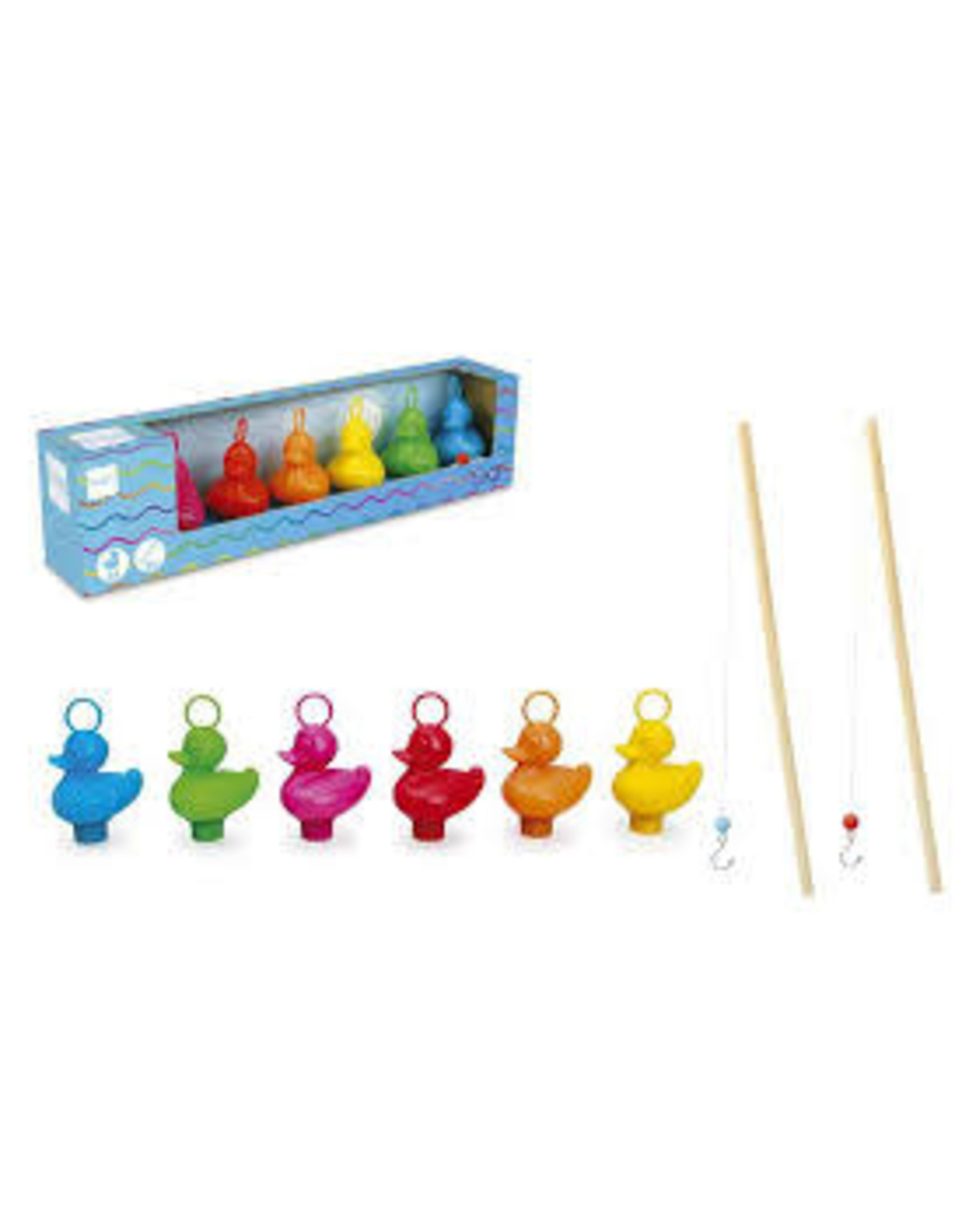 Rainbow Fishing Ducks Set