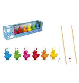 Rainbow Fishing Ducks Set