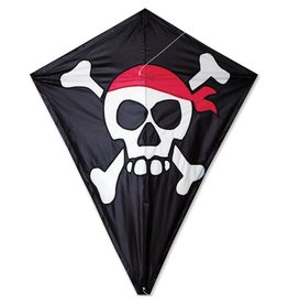 Skull & Crossbones Diamond Kite 25"