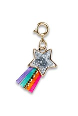 Gold Glitter Shooting Star Charm