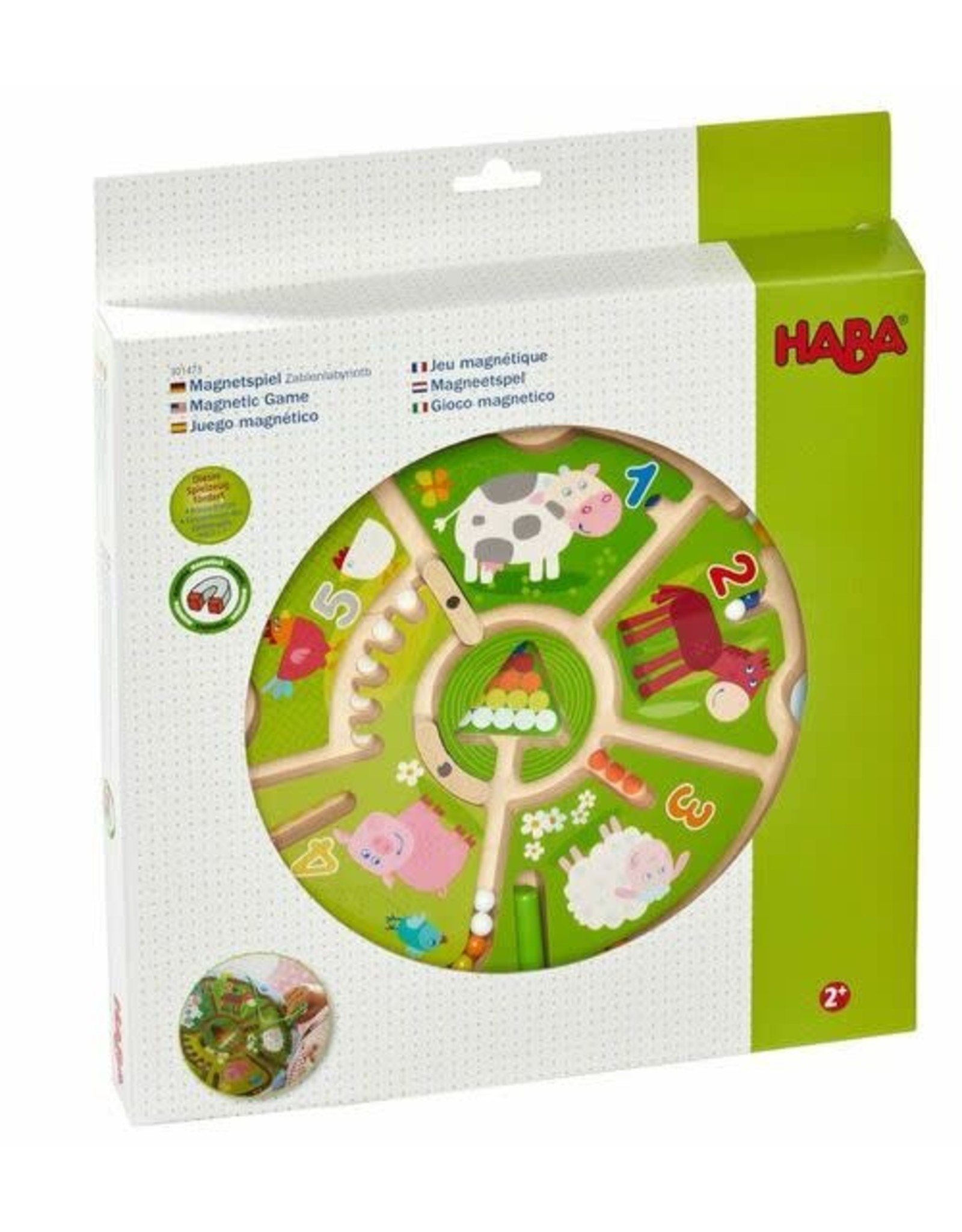 Farm Number Magnetic Maze