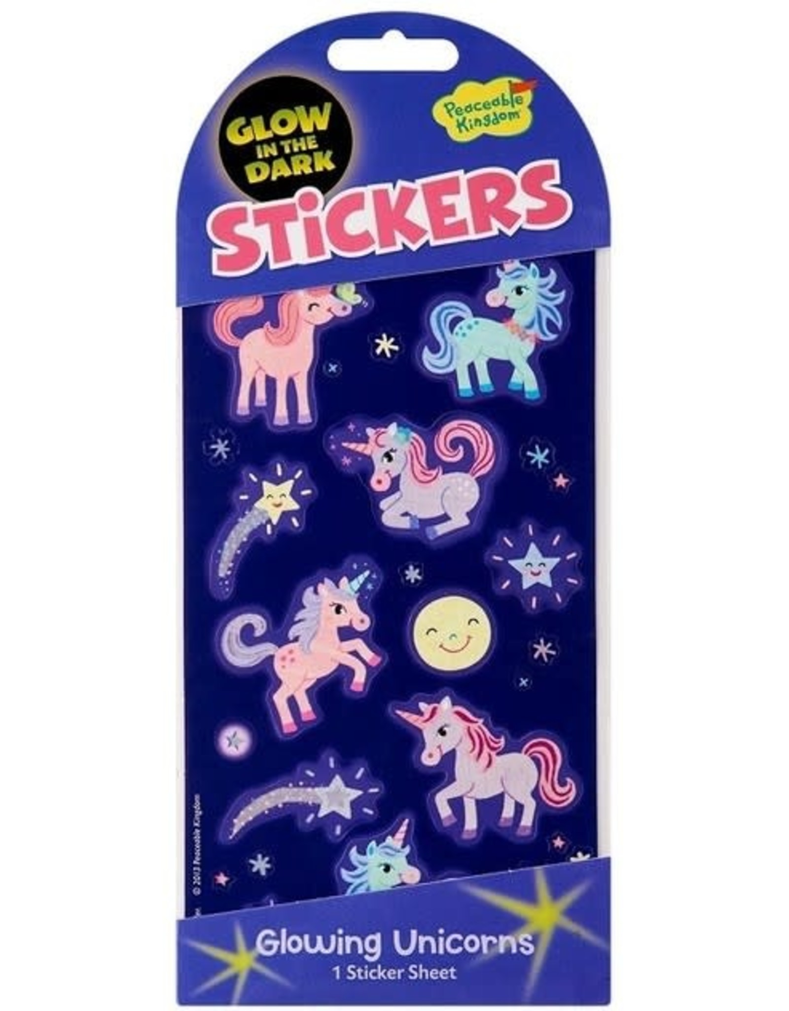 Glowing Unicorns Stickers
