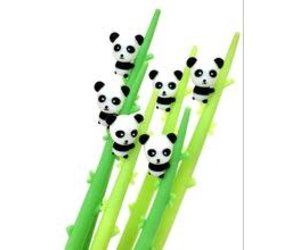 6pcs Panda Flower Straight Liquid Gel Pen Cute Cartoon Panda - Temu Chile