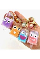 Popsicle Face Keychain