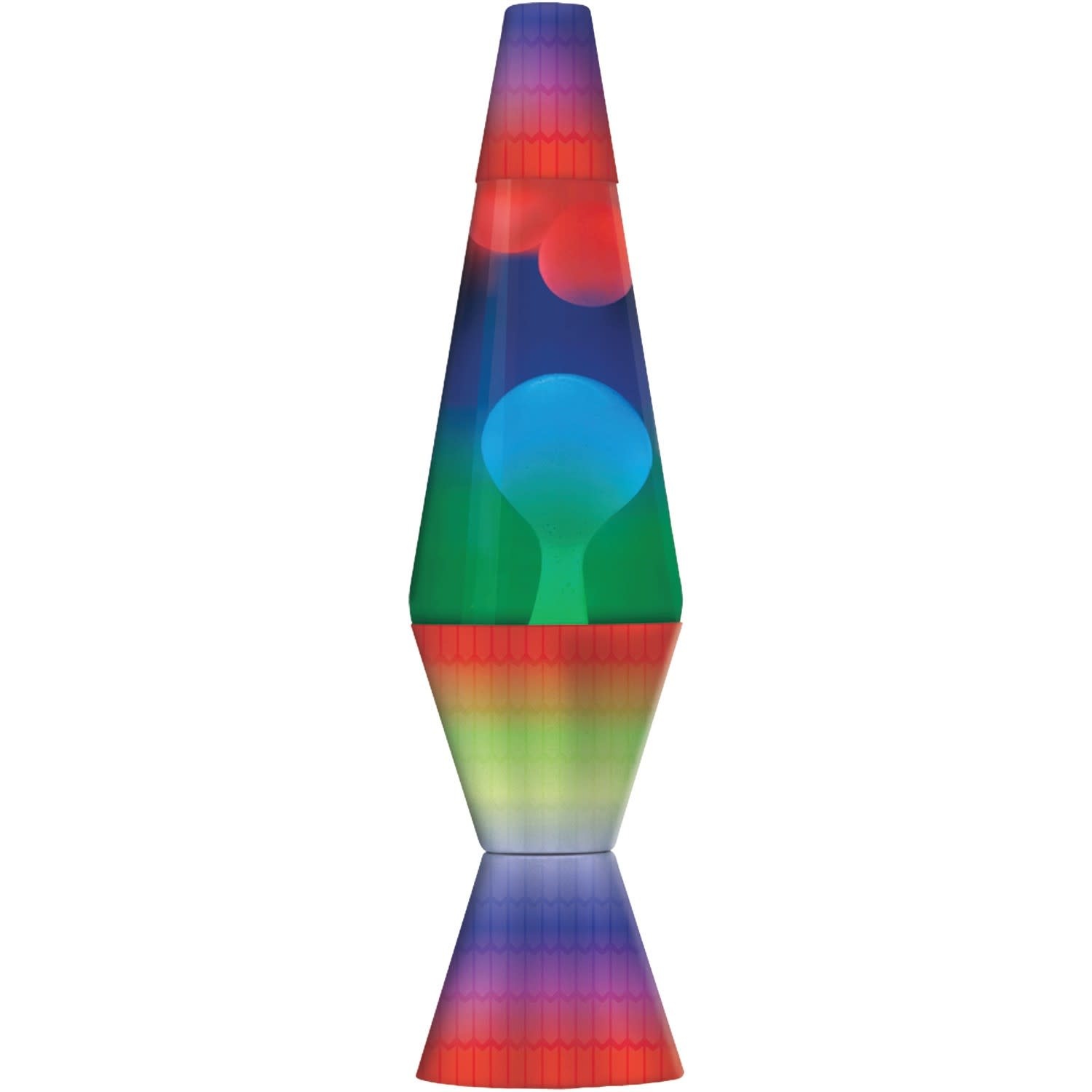 Orange & Blue Lava Lamp 14.5 - Wit & Whimsy Toys