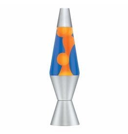 Orange & Blue Lava Lamp 14.5"