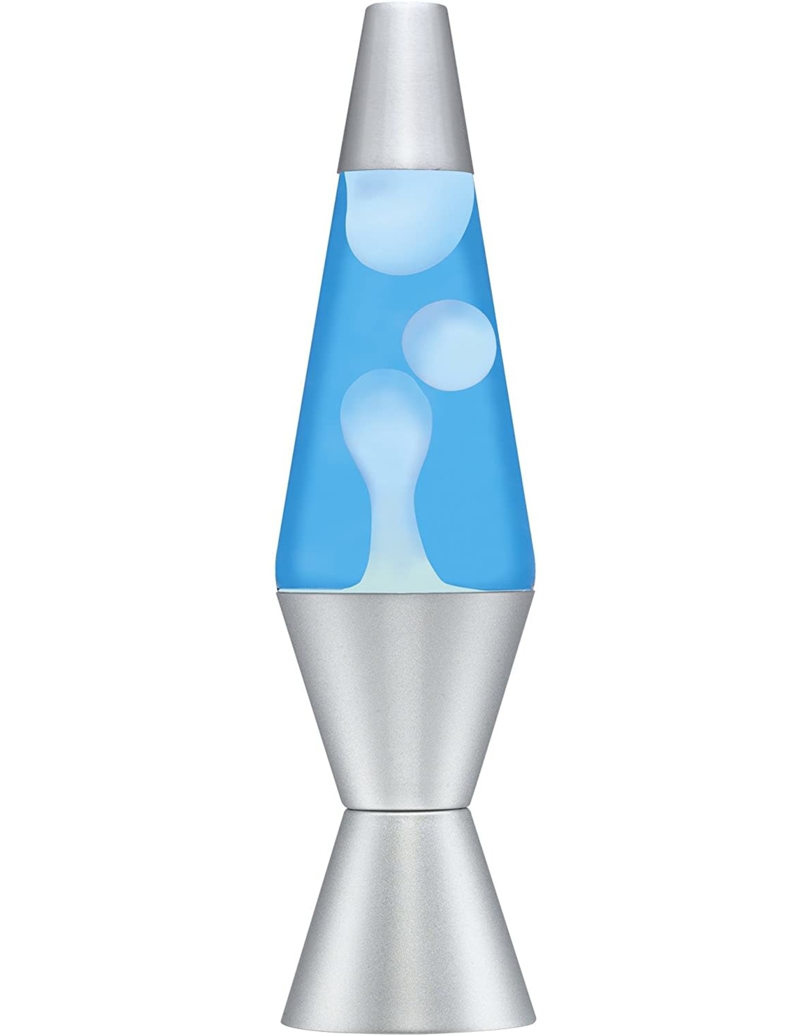 Blue & White Lava Lamp 14.5"